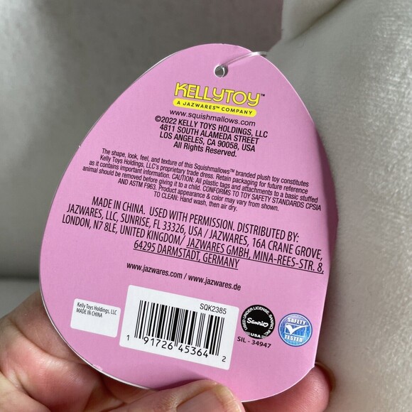 Sanrio Hello Kitty And Friends Hamburger Squishmallow 12.5” New 2022 Kellytoy - Picture 8 of 9